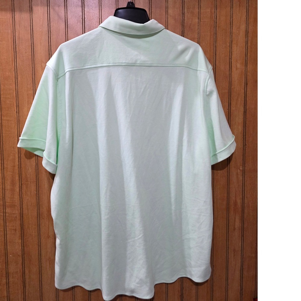 Apt. 9 Comfort Knit‎ Shirt Short Sleeve Designed to be Untucked Stretch  XXL - Picture 2 of 5